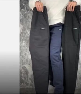 Calça de carga masculina com botões personalizados