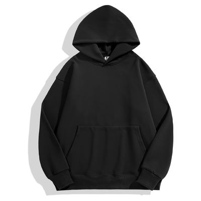 Hoodies de Inverno Homens Hoodie espesso Fleece apertado Fleece Drop Shoulder Hoodie de algodão XS-4XL 480g