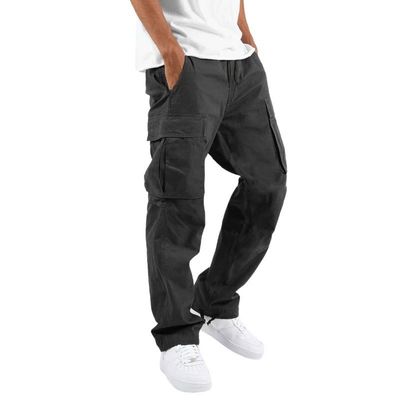 Outros Lavar Algodão puro Cargo masculino Kurta Calças formais para caminhadas táticas por XMAMLON