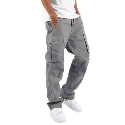 Outros Lavar Algodão puro Cargo masculino Kurta Calças formais para caminhadas táticas por XMAMLON