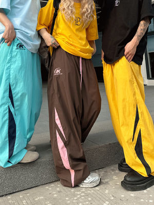 Decoração Vintage 95% Traje de Poliéster Para Mulheres Homens Calças Esportivas de Verão