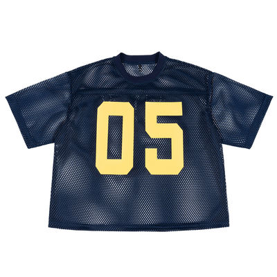 Impressão por transferência de calor de camisetas com malha de caixa para vestuário desportivo masculino em tecidos de malha