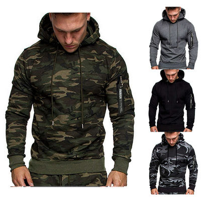 2023 camisa de moda masculina de camuflagem camisola com capuz camisola de manga longa casaco respirável