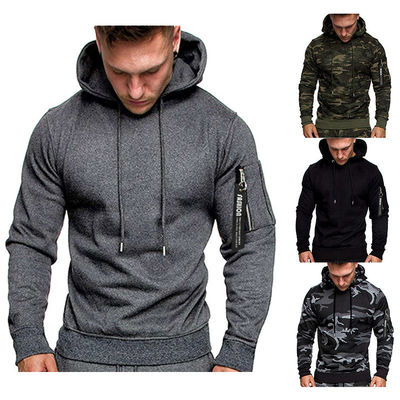 2023 camisa de moda masculina de camuflagem camisola com capuz camisola de manga longa casaco respirável