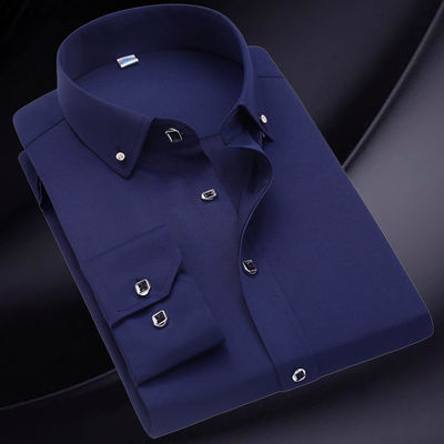 Galeria Branca Manga Longa Negócios Camisas Unisex Camisas Formais de Grande Tamanho Camisas Formais Para Homens Camisas Polo