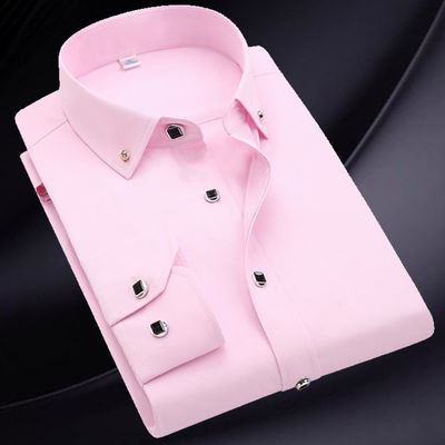 Galeria Branca Manga Longa Negócios Camisas Unisex Camisas Formais de Grande Tamanho Camisas Formais Para Homens Camisas Polo