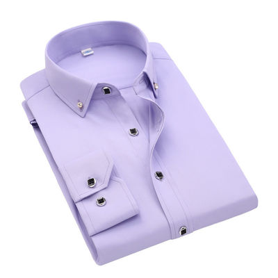Galeria Branca Manga Longa Negócios Camisas Unisex Camisas Formais de Grande Tamanho Camisas Formais Para Homens Camisas Polo