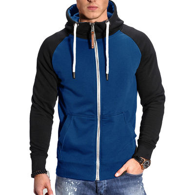 Suéter de fitness masculino sem forro para a juventude Popularidade no design casual da manga Raglan