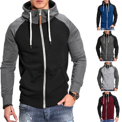 Suéter de fitness masculino sem forro para a juventude Popularidade no design casual da manga Raglan