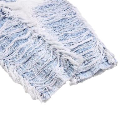 Meia cintura Destruída Denim lavado Calças jeans de pernas retas Calças masculinas Calças