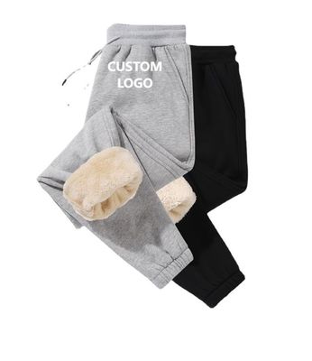 Estilo Casual Corredores de lã de Sherpa de cintura espessa de inverno