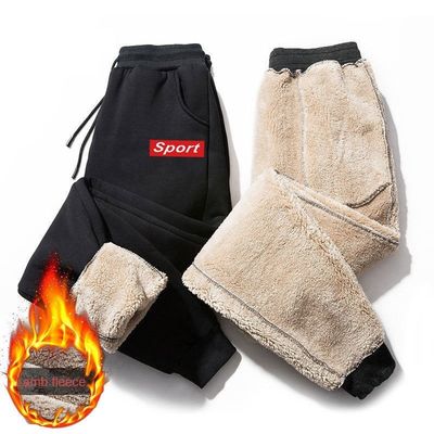 Estilo Casual Corredores de lã de Sherpa de cintura espessa de inverno