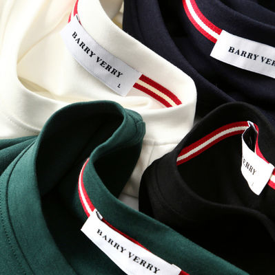 Amigável para a pele 0 Sensação de pressão Homens Hoodie de manga longa sem forro com padrão de letras