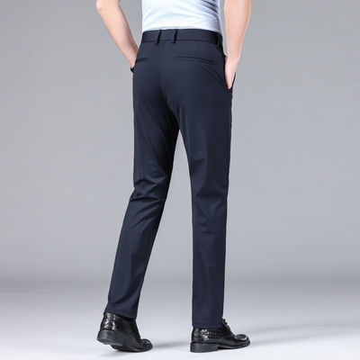 Frigorífico Silk Conforto Vestido Direito Calças Calças Para Homens Fonte Categoria Produtos Spot