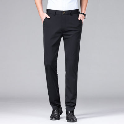 Frigorífico Silk Conforto Vestido Direito Calças Calças Para Homens Fonte Categoria Produtos Spot