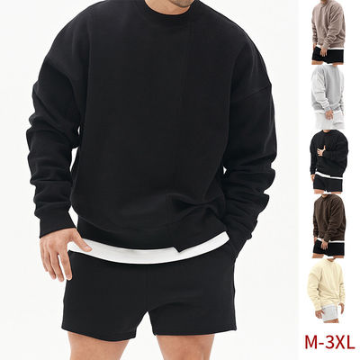 Pulôver com capuz para homens XMAMLON RTS Camisola com capucha Velo essencial Terry francês