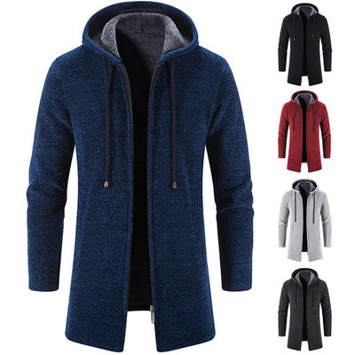 Melhore o seu guarda-roupa Chanille Impressão Cardigan Homem casaco de suéter para outono e inverno