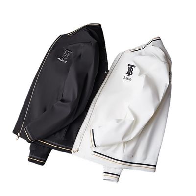 Collar de Stand Uniformes de beisebol masculino com decoração de impressão 3D e material resistente ao desgaste