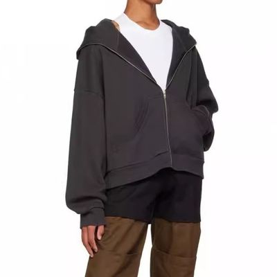 Roupas de rua sem lenço de colarinho com capuz Vintage de peso pesado para homens