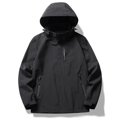 Jaqueta de poliéster para homens XMAMLON Custom Full Zip Up Light Weight