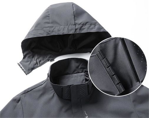 Jaqueta de poliéster para homens XMAMLON Custom Full Zip Up Light Weight