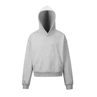 Homens Fleece Hoodie algodão peso pesado cortado ombro boxy Tracksuits Hoodies para homens