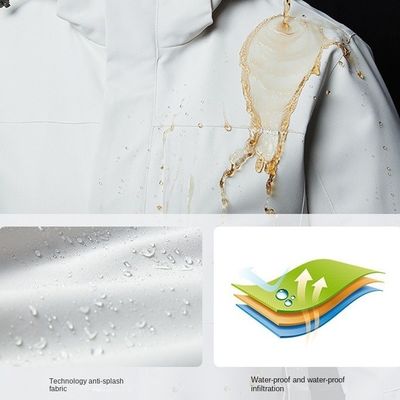 Capa de tempestade de primavera para homens Método de tecelagem tecida Proteção UV Evitar o vento Evitar a água