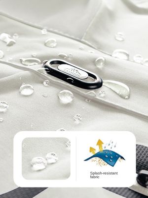 Outdoor Winter Bike Racing Jaquetas masculinas de comprimento regular Hoodies removíveis impermeáveis
