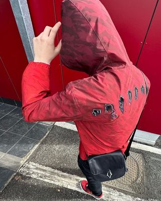 Temporada de Outono XMAMLON Logotipo bordado Windbreaker Streetwear Jaqueta para homens e mulheres