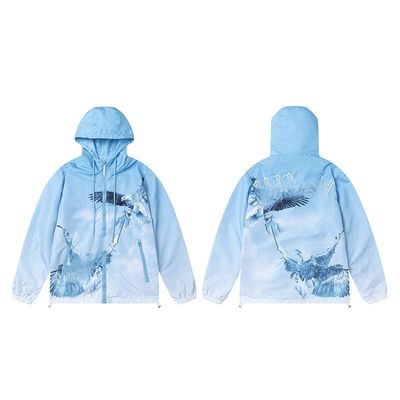 Temporada de Outono XMAMLON Logotipo bordado Windbreaker Streetwear Jaqueta para homens e mulheres