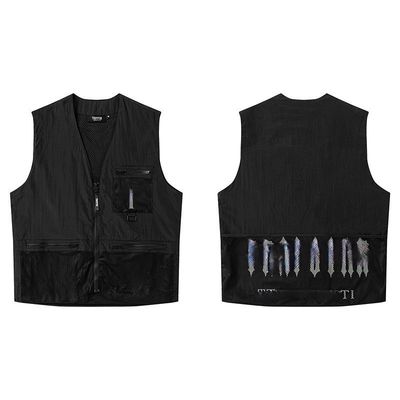Temporada de Outono XMAMLON Logotipo bordado Windbreaker Streetwear Jaqueta para homens e mulheres