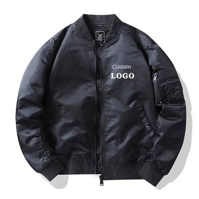 Prato de luxo com feixe de fecho MA1 de homem com bordados personalizados
