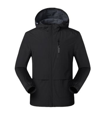 Casaco de caça preto reversível para homens roupa de esqui impermeável respirável balcão especial